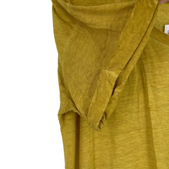Young Fabulous & Broke Mustard Yellow Linen Top Medium NWT - Picture 7 of 9